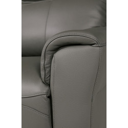 Regent Electric Recliner Leather Ash